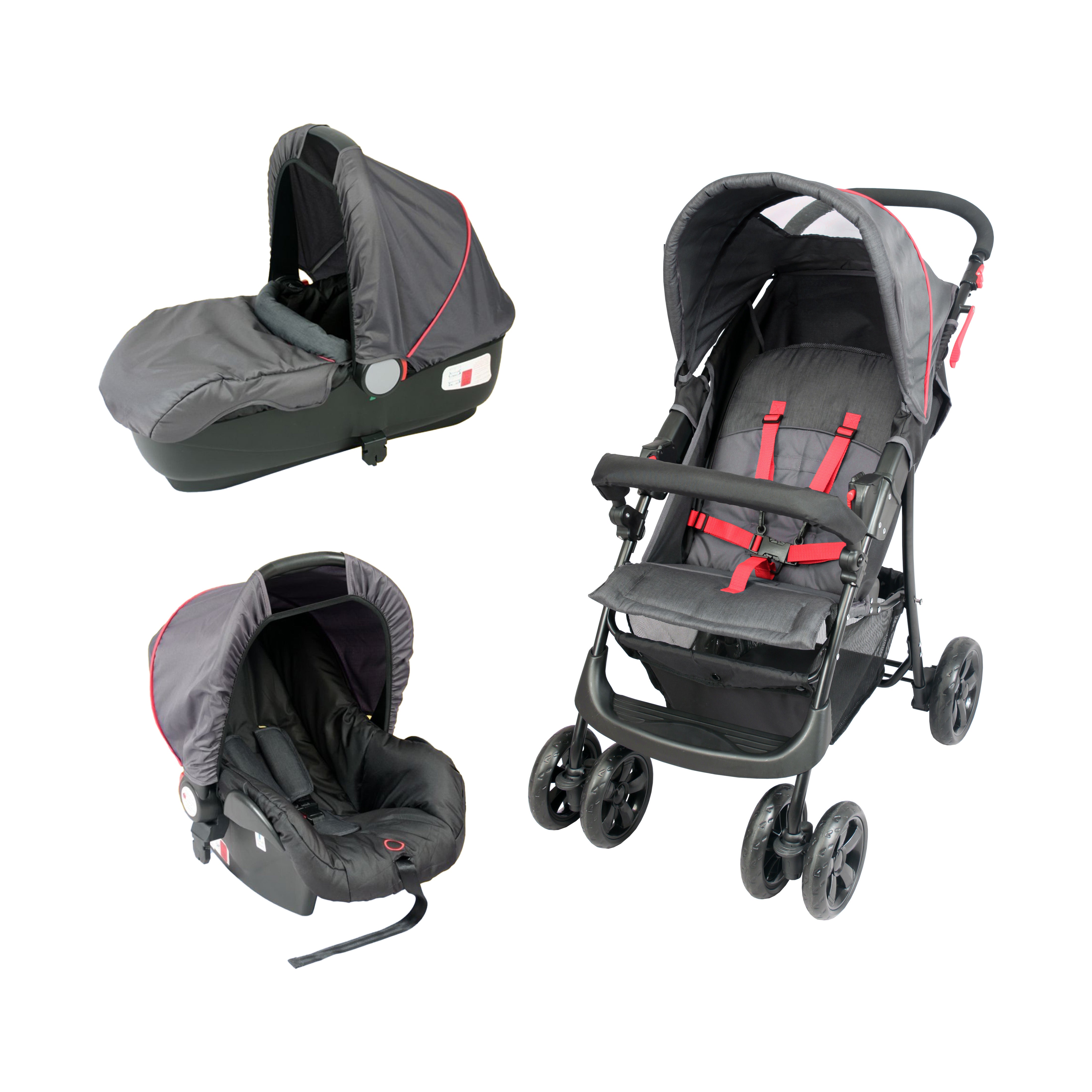 poussette bambisol roues trio - Main Image