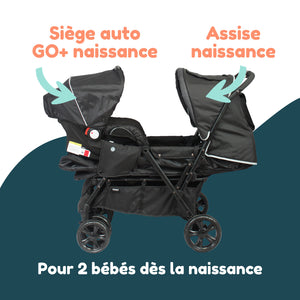 Housse De Pluie Transparente Avec Armature Pour Poussette Sans Capote - Protection Enfant Intempéries
